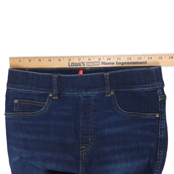 SPANX Shaping Ankle Crop Slimming Skinny Jeans in Midnight Shade Jegging Medium - Picture 2 of 9